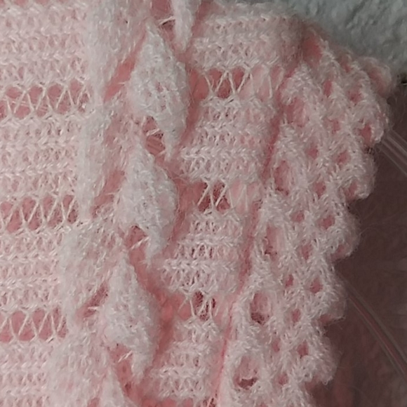 🌺VTG 60's powder pink crotchety top - Picture 5 of 9